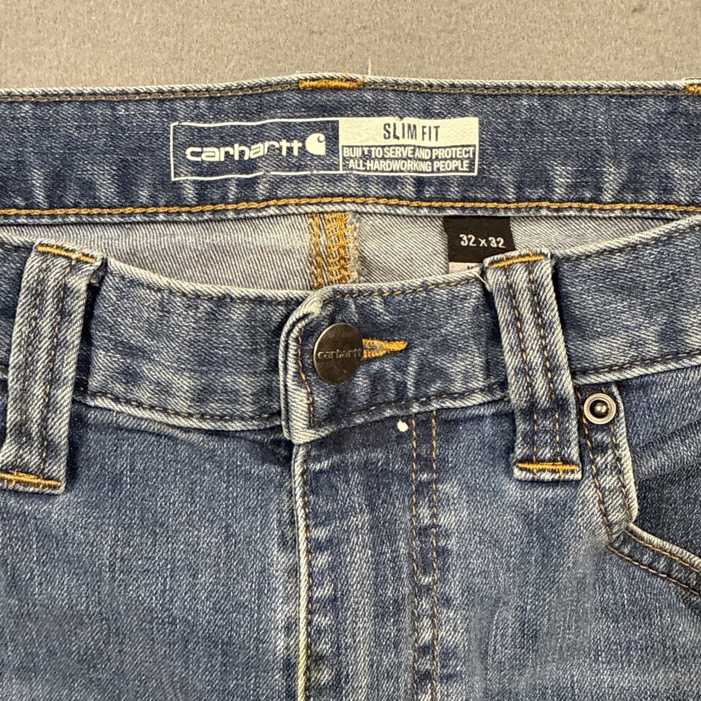 Carhartt  102804 H39 RELAXED Flex  Mens Jeans 32x32workwear - Picture 3 of 12